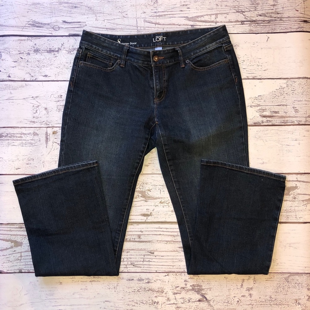 Loft curvy bootcut jeans size 8